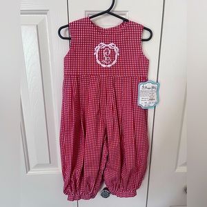 NWT Monogrammed “L” Jumpsuit 18 mo